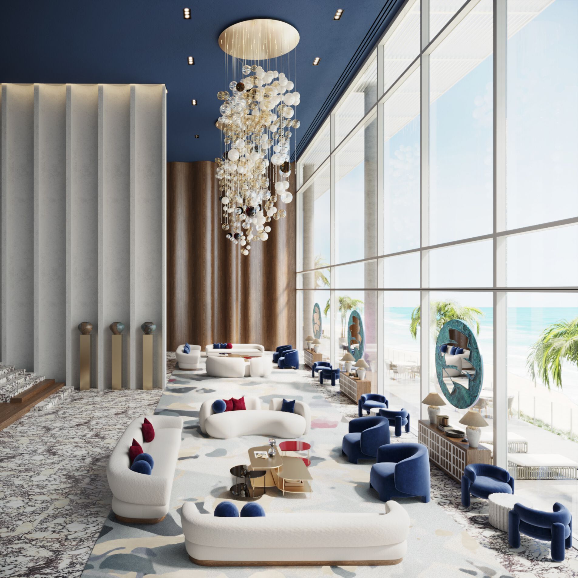 Прямоугольный ковер ручной работы Tapis Rouge Ambiance ARCH-00028539 - Вид №1