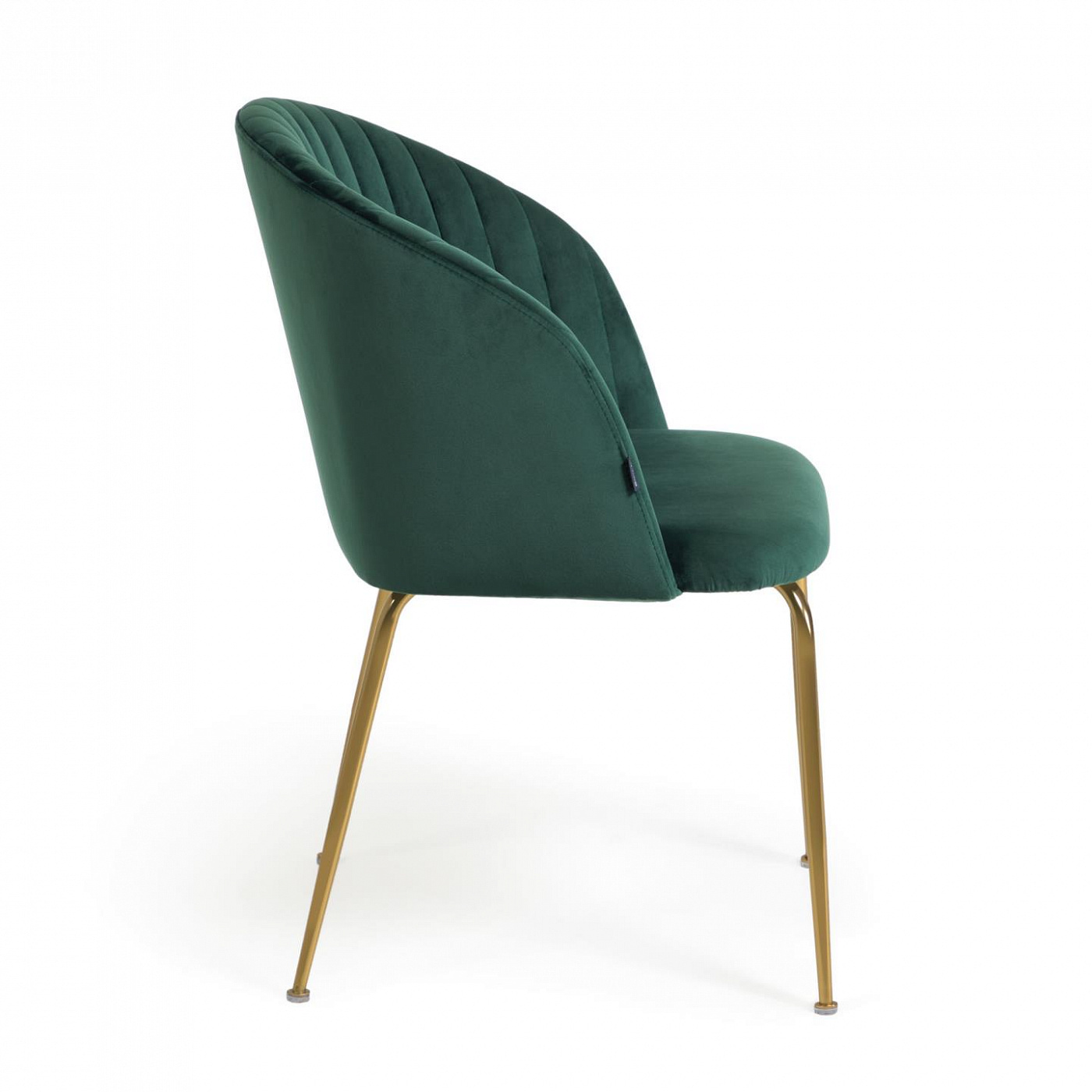 101888 Стул зеленый бархатный La Forma Lumina - Вид №3