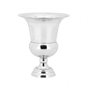 200728-02 ABHIKA ВАЗА КРУГЛАЯ ОСНОВАНИЕ SILVER