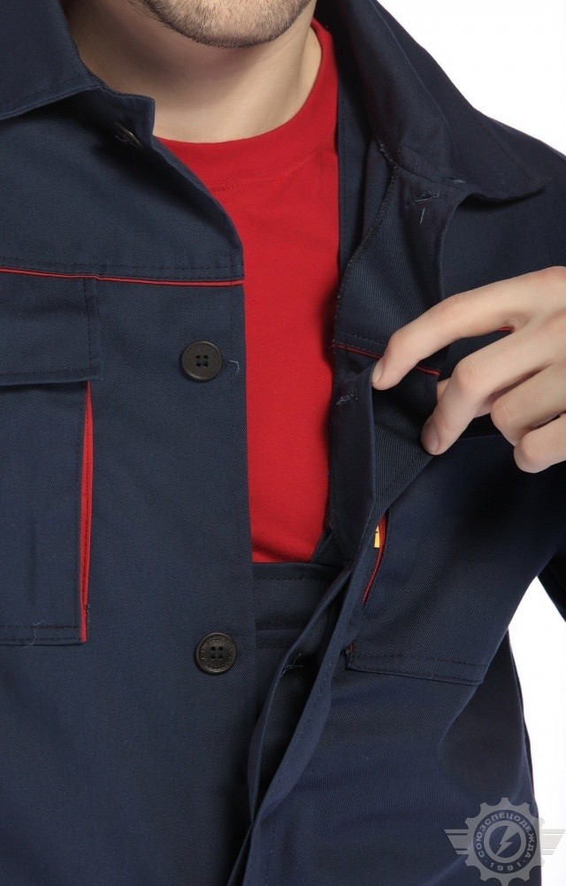 65465 Костюм "Эксперт-2" темно-синий  Летняя спецодежда  размер 64-66/170-176  - Вид №12