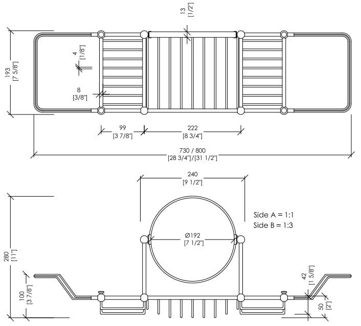 Латунная подставка для мыла для ванны Devon&Devon первый класс ARCH-00005992 - Вид №1