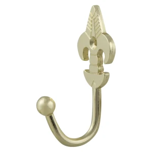 Крючок Curtain Hook металл цвет латунь 2 шт. 10908813 STLM-2037435