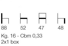 Blifase Стул из ткани Musa sun-id-1433276 - Вид №4