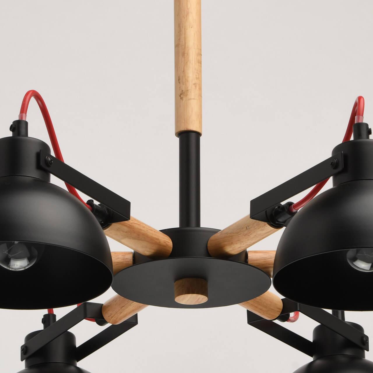 Потолочная люстра MW-Light Форест 3 693010706 MW-LIGHT ДИЗАЙНЕРСКИЕ, ФОРЕСТ 184226 Черный  - Вид №2