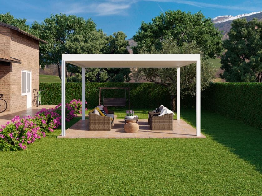 Фотогальваническая беседка с алюминиевым покрытием Belle Pergole Enersun ARCH-00084214