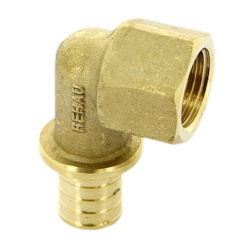 Угол надвижной В латунный REHAU 16x1/2" 137295