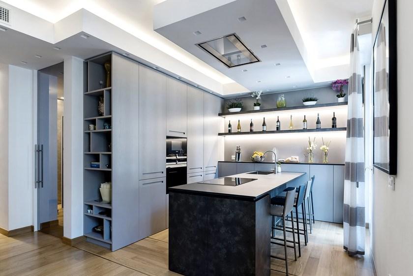 TM Italia Cucine Кухня из дуба и камня с полуостровом sun-id-1373434 - Вид №7