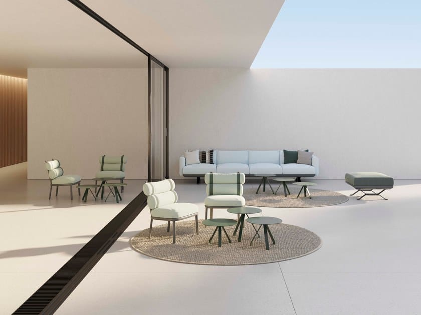 Алюминиевый журнальный столик Systemtronic CELES ARCH-00108200 - Вид №1