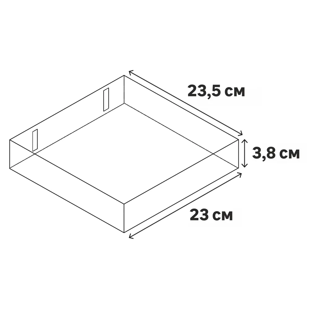 Полка настенная Spaceo Concrete 23x23.5 см МДФ цвет бетон 82877521 STLM-2009390  - Вид №7