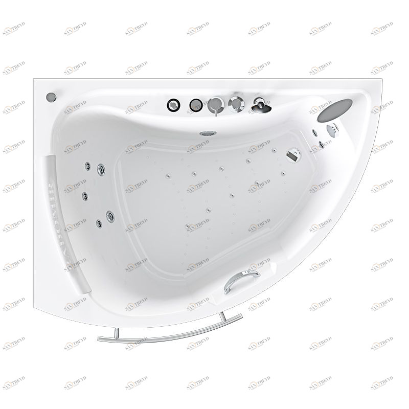 Гидромассаж "Релакс Chrome" на ванну Альбена (двигатель 750 Вт, джет Глори - 5 шт., джет Джереми - 2 шт.) Radomir 1-65-2-0-1-015