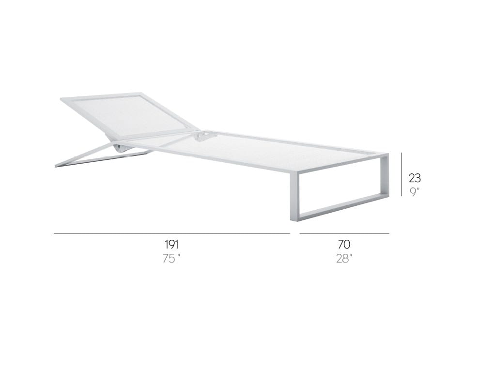 Термокрытая алюминиевая откидная Садовая кровать GANDIABLASCO Blau ARCH-00045421 - Вид №4