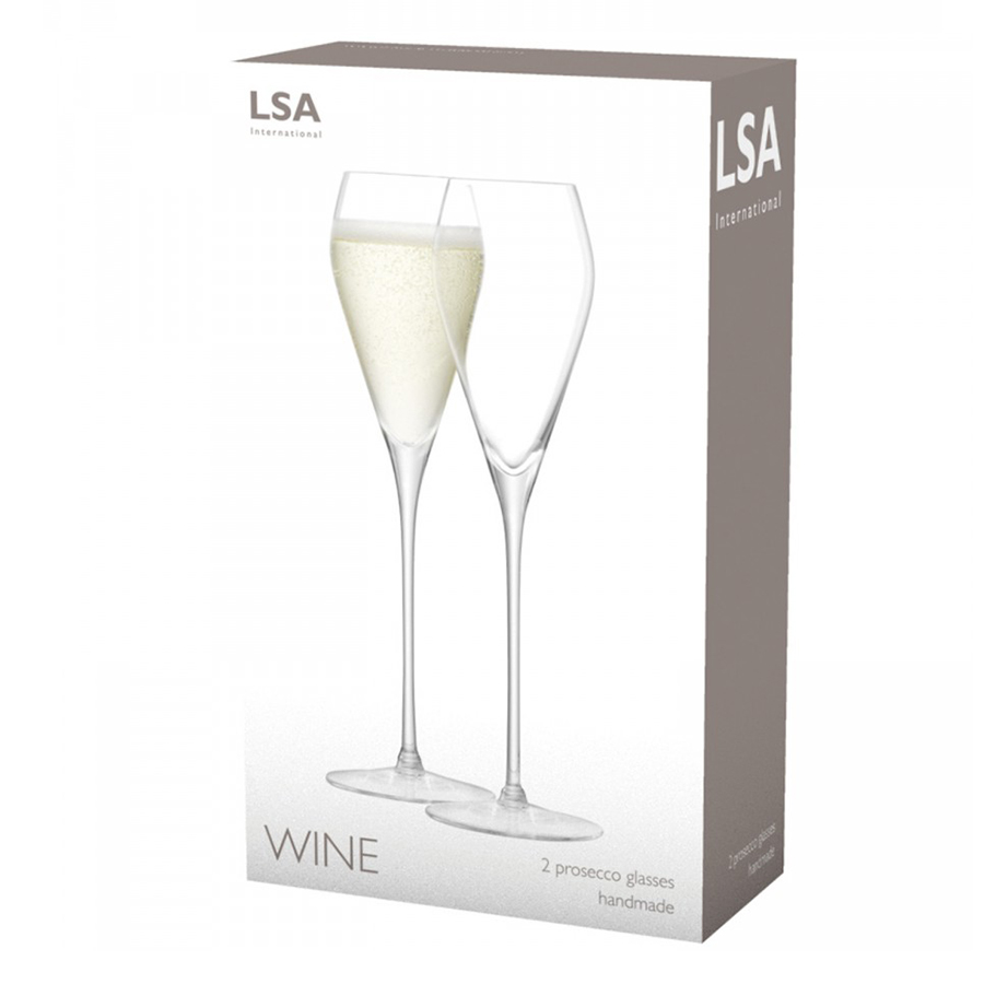 G1309-10-301 Набор бокалов для просекко wine, 250 мл, 2 шт. LSA International  - Вид №6
