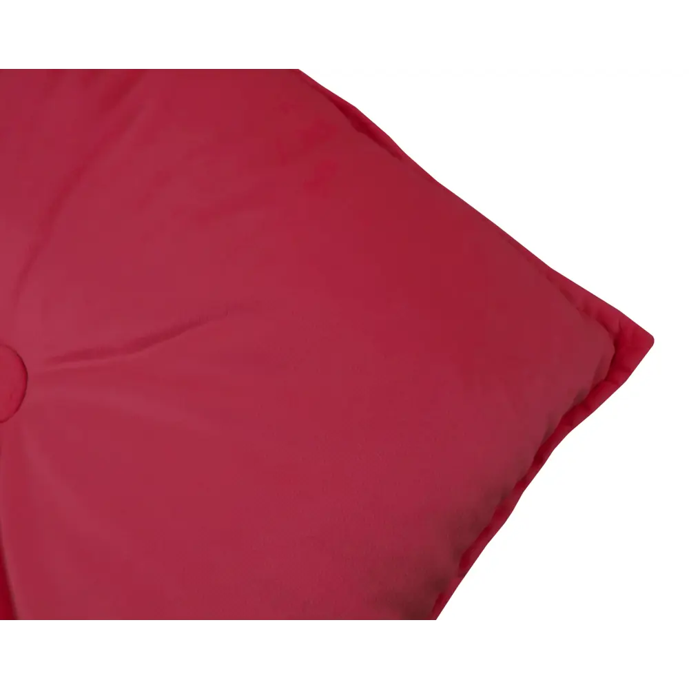 Подушка с пуговицей Бархат 43x43 см цвет красный LINEN WAY STLM-2208001 - Вид №2