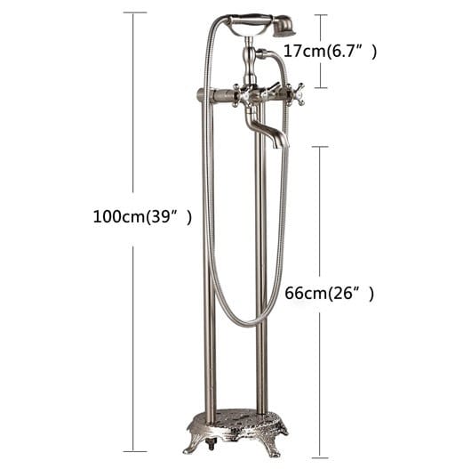 Латунный смеситель для ванны с раздельными розетками Fontana Showers FS1435 ARCH-00085804 - Вид №5