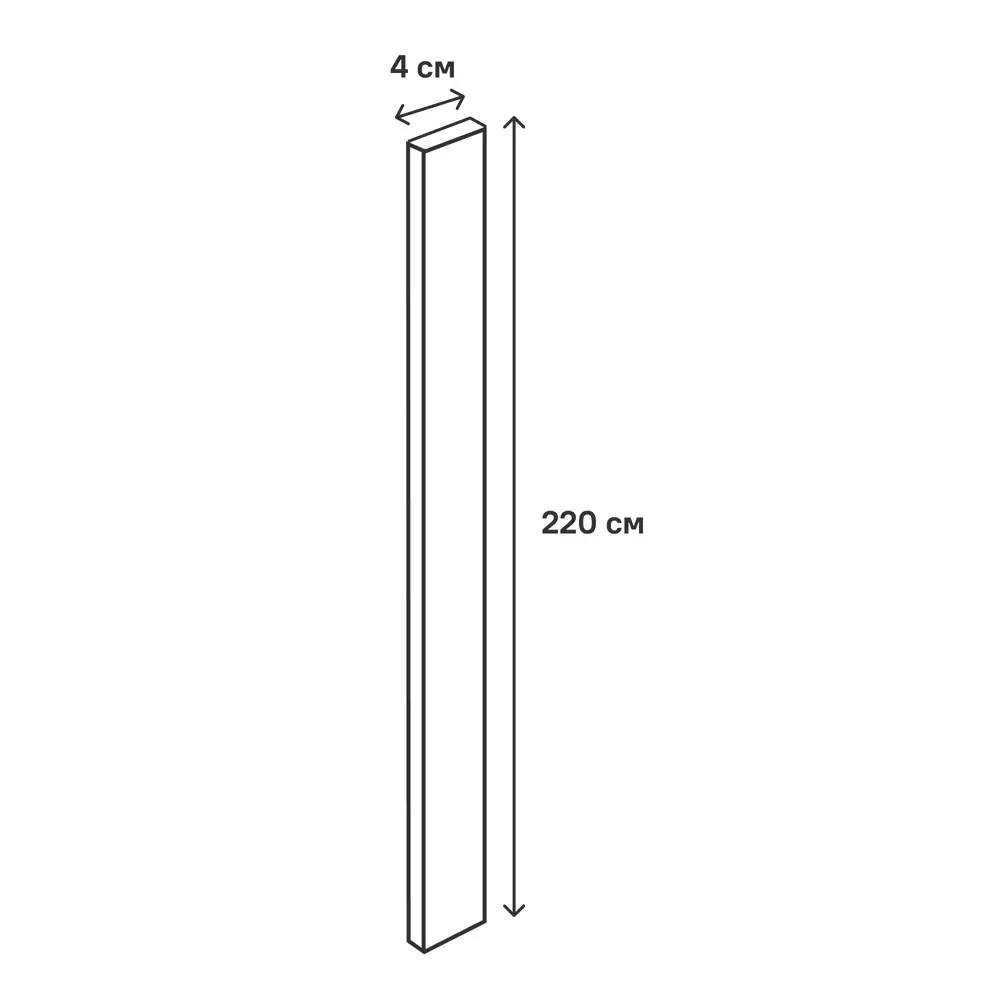 Карниз Delinia ID Касли 220 см для кухонных шкафов из ЛДСП 86881057 STLM-1404892 - Вид №8