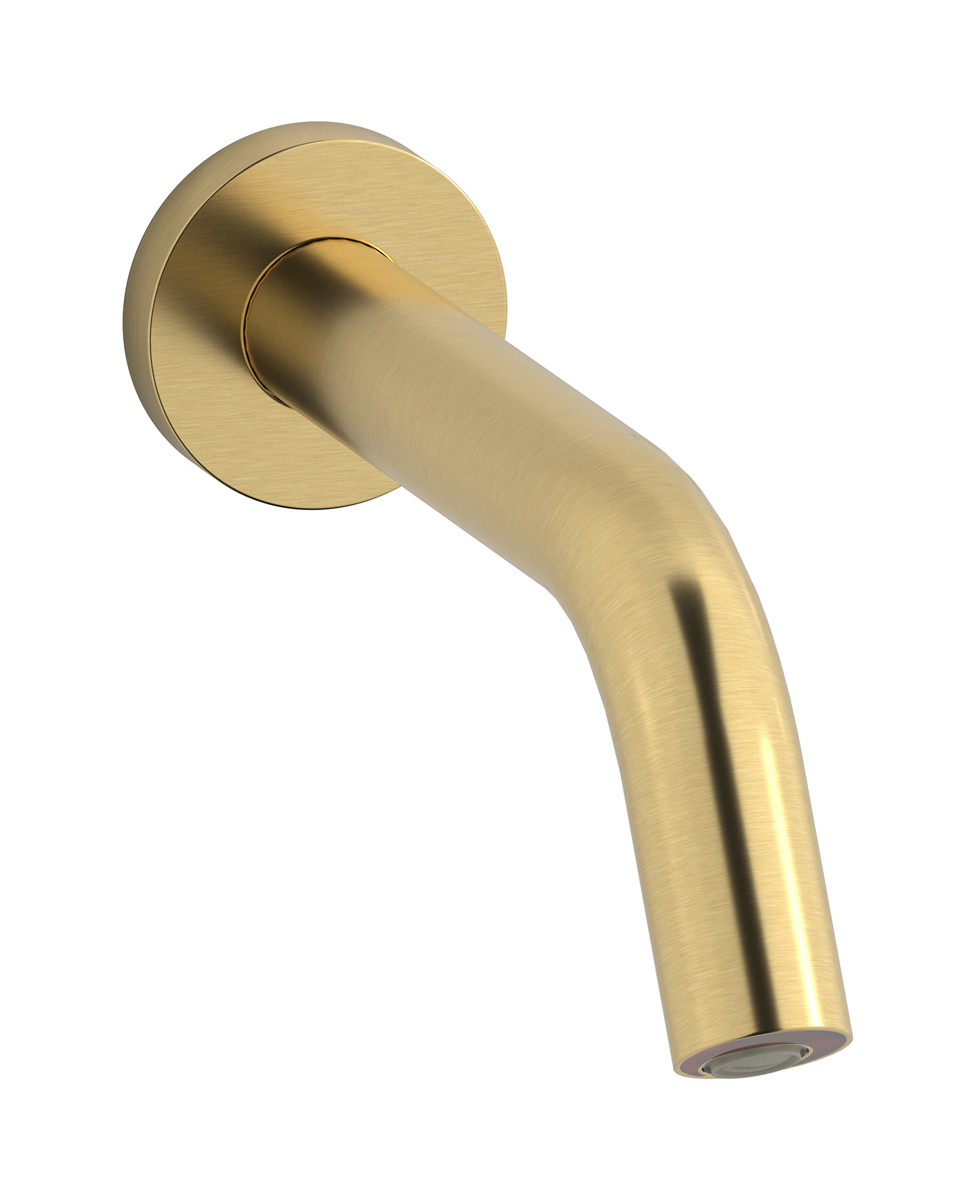 Электронный кран со смешиваемой водой в комплекте с блоком управления WE ARE IB el008os Brushed Gold Powa 2.0