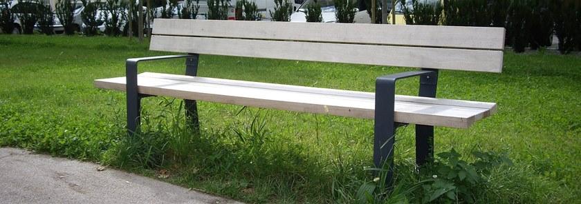 Euroform W Деревянная скамейка со спинкой  1405, 1407  - Вид №4