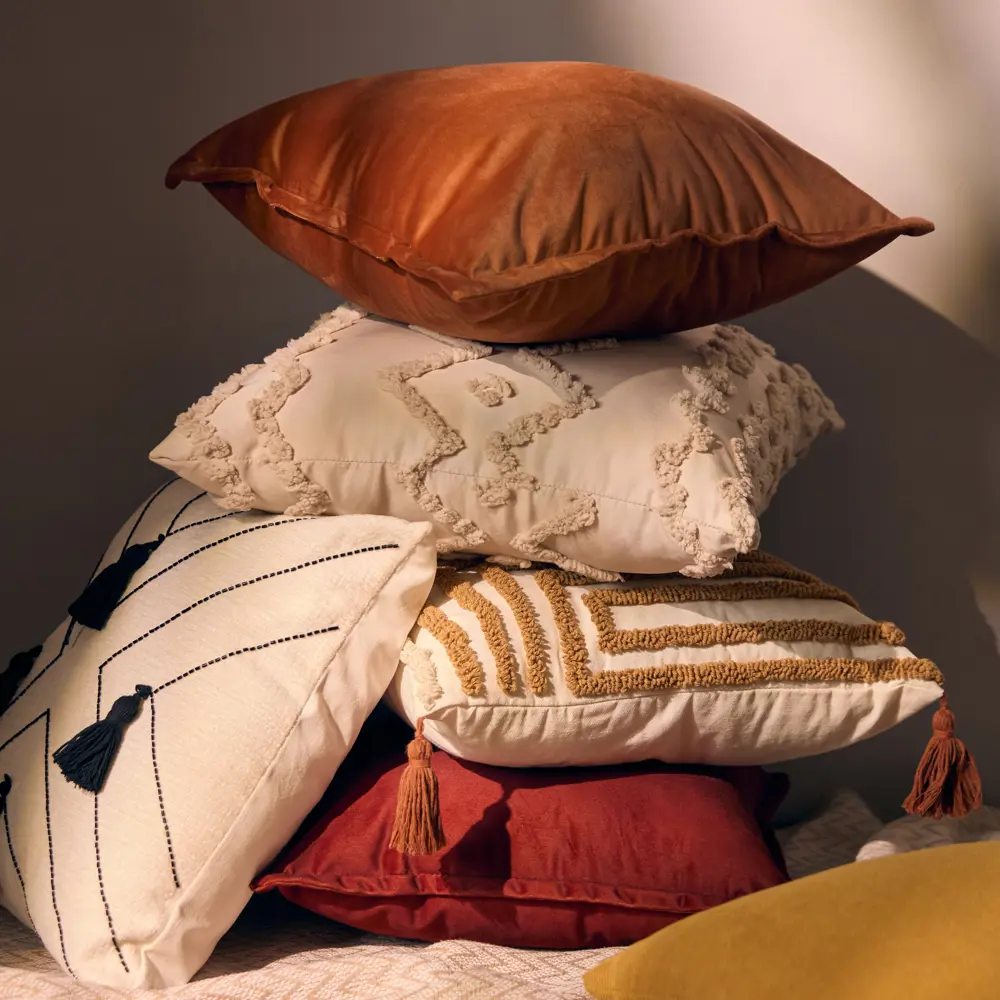 Pereya Декоративная подушка 45x45 см в терракотовом бархате 89426293 Santreyd STLM-1579794 - Вид №5