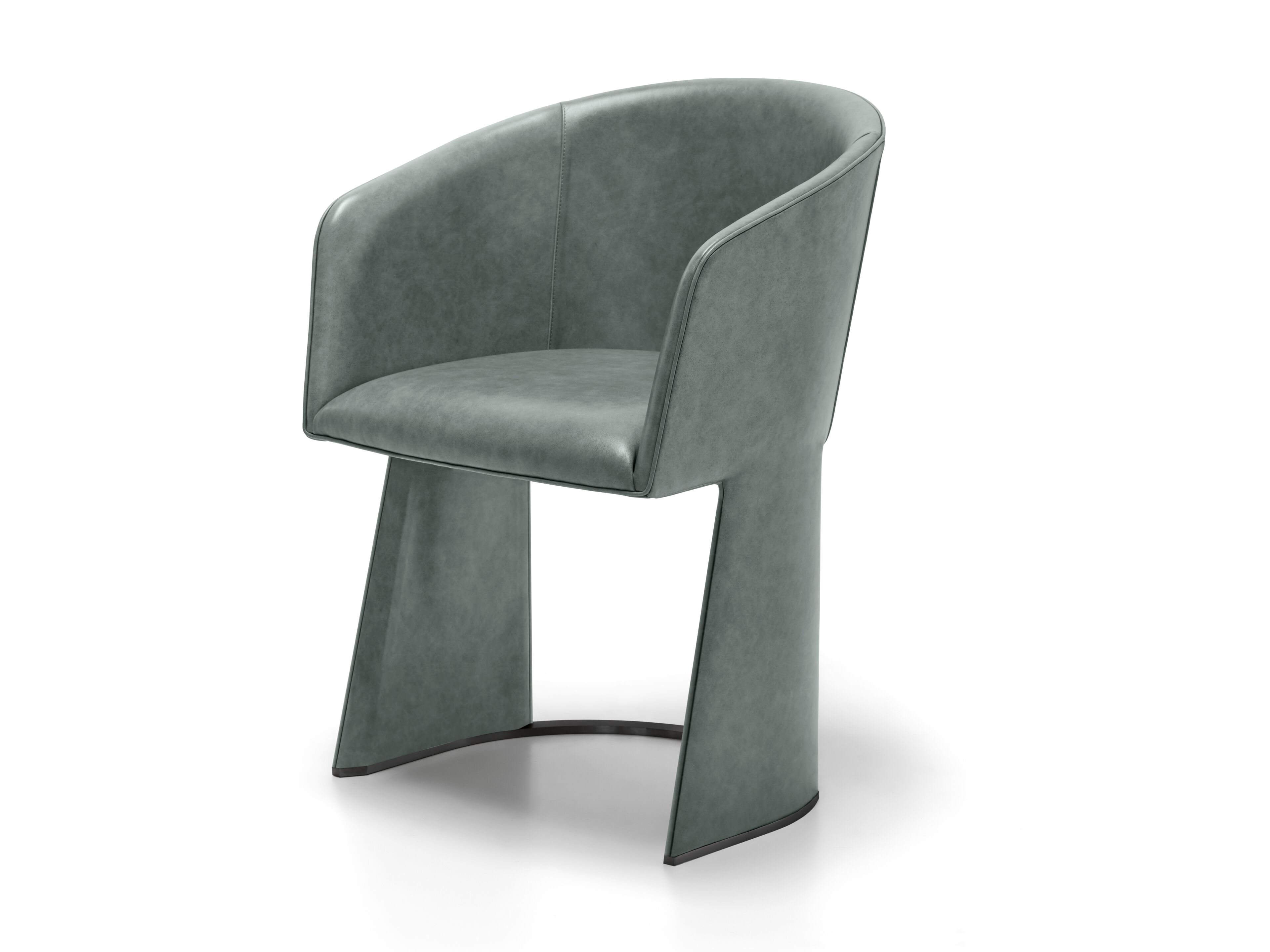 Кожаный мягкий стул с подлокотниками Arketipo NUMA ARCH-00140295