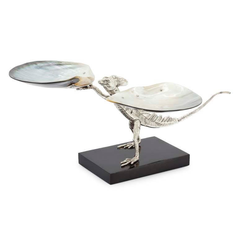 600496-00 ABHIKA Ящерица с 2 пластинами NATURAL 