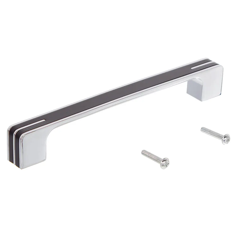 Мебельная ручка-скоба RS267CP/BL.4 160 мм глянцевый хром BOYARD STLM-2018182 - Вид №1