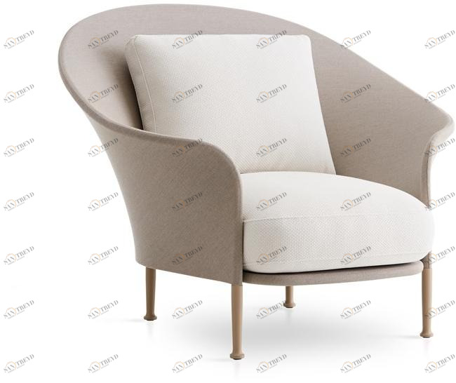 EXPORMIM Садовое кресло из ткани с подлокотниками Liz C831