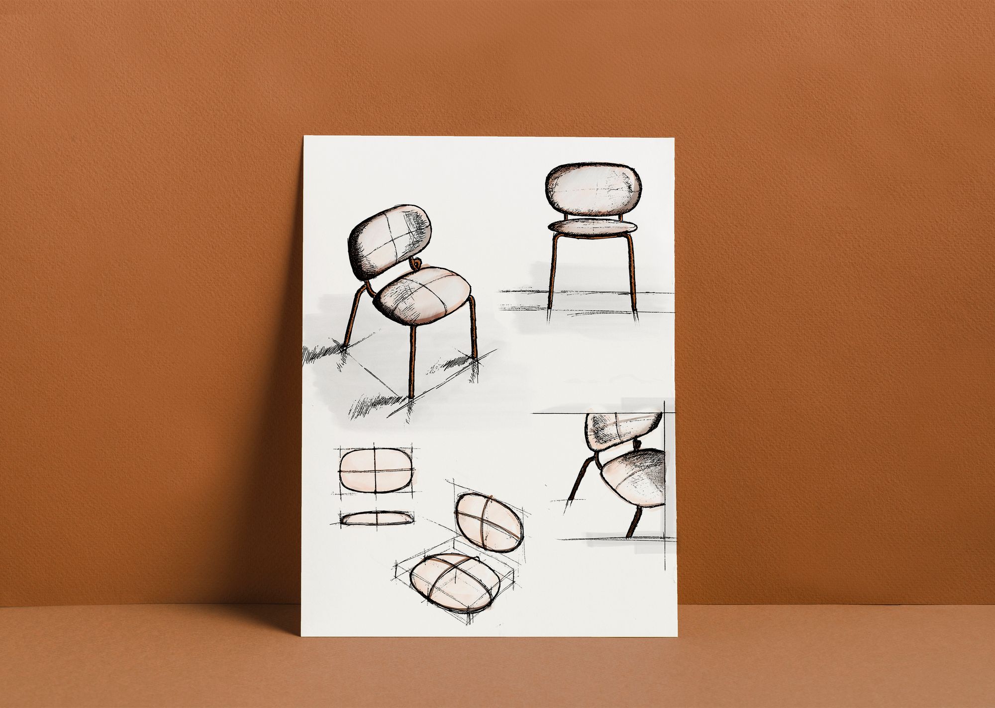 Стул из переработанной ткани S-CAB Si-Si ARCH-00030665 - Вид №25