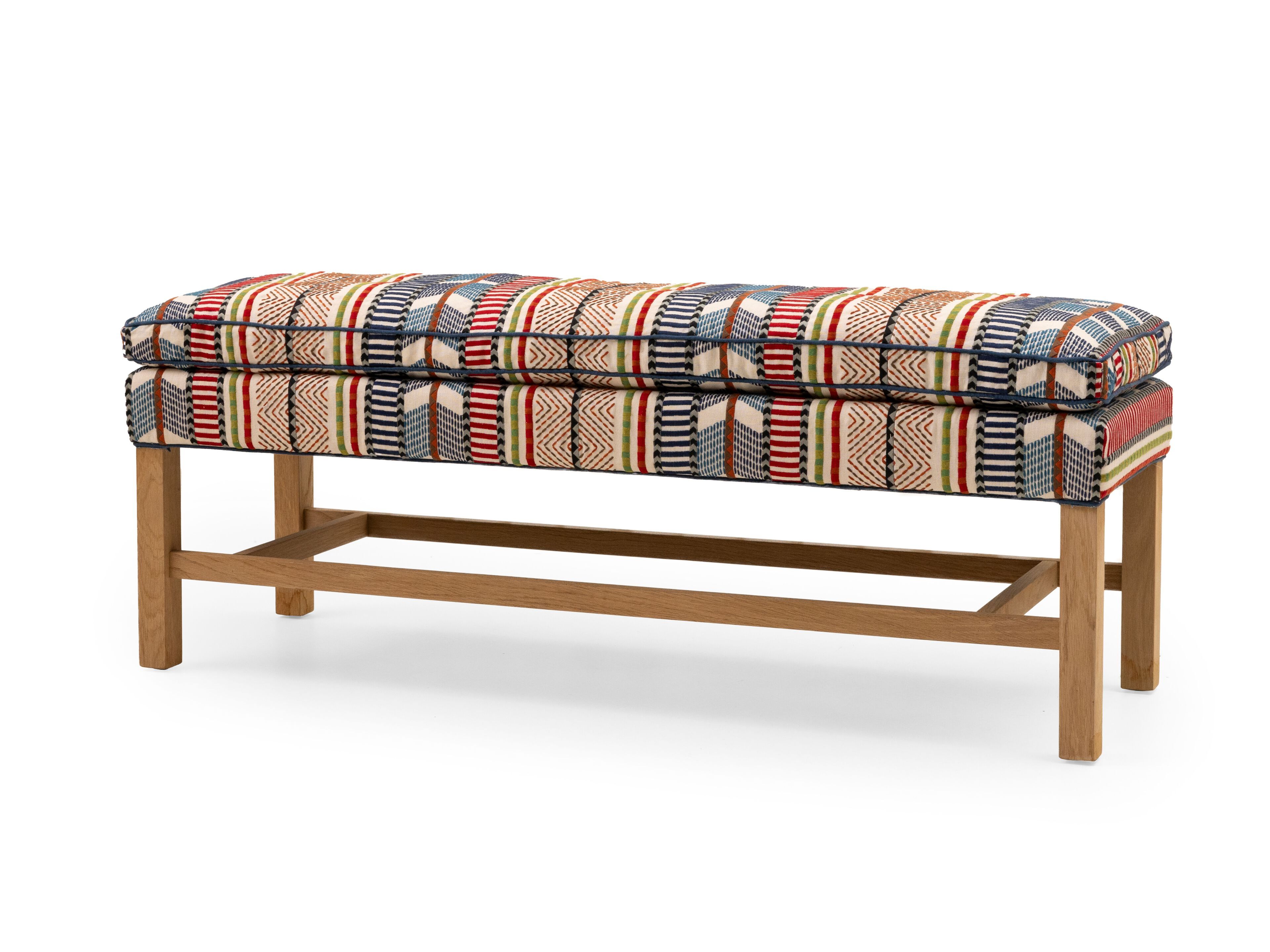 Мягкая скамейка из ткани Collett & Victor MAX ARCH-00132352