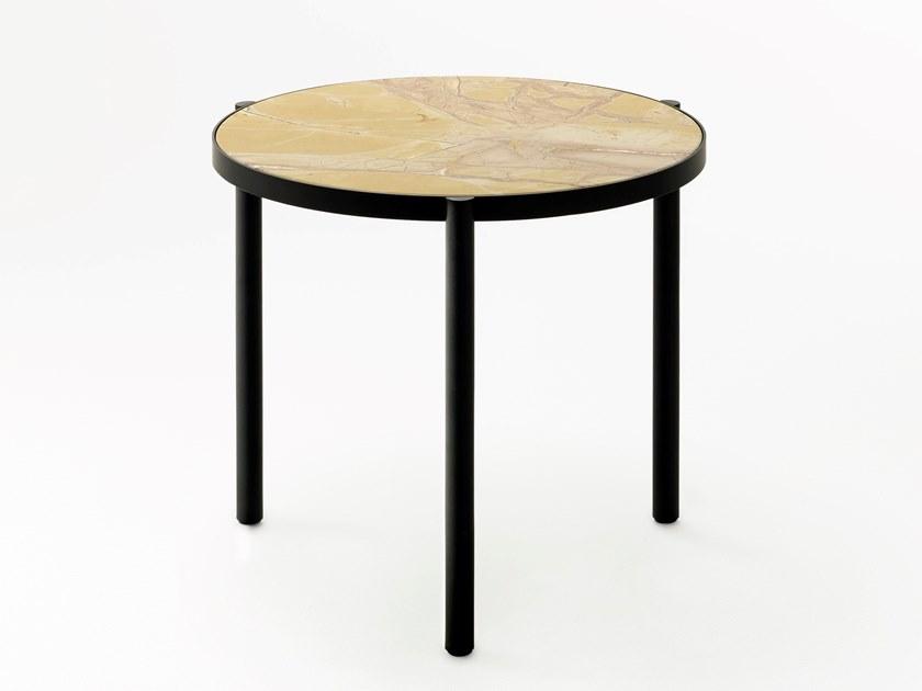 Ross Gardam Низкий круглый мраморный журнальный столик Noon sun-id-1380329 - Вид №1