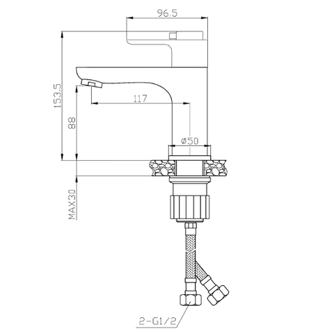 Orange Thermo T19-021cr термостат для умывальника черный sun-id-1517294 - Вид №1