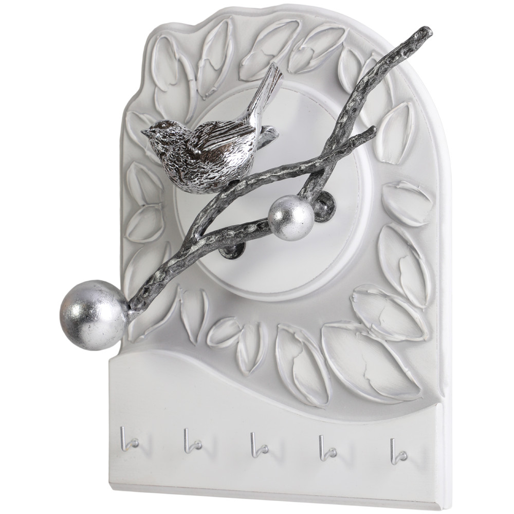73001 Полка-ключница Терра Бранч Айс Античное Серебро BOGACHO 4627179659547 - Вид №3