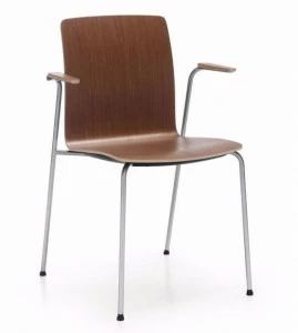 profim Накладной стул из фанеры с подлокотниками Com