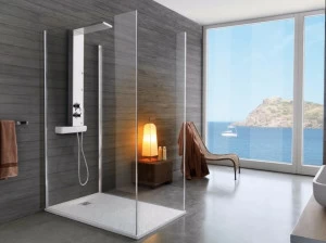 Samo Душевая стойка из нержавеющей стали с лейкой Eclettica