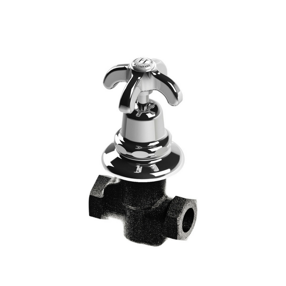 TCSH19209154C Скрытый запорный клапан 1/2 ″, холодный Thomas Crapper  - Вид №2