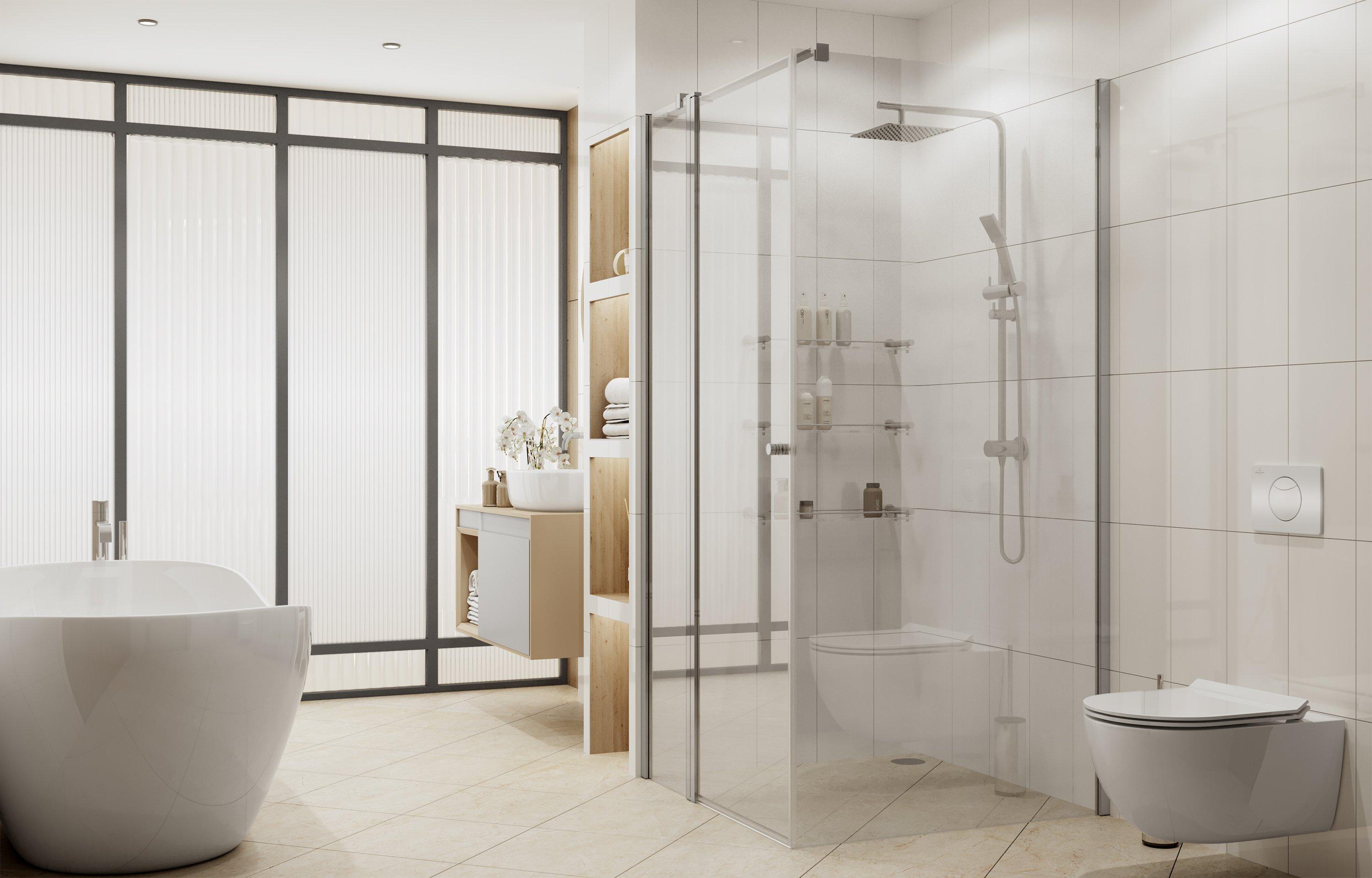 Душевое ограждение Ambassador Nord 13011105 (900x900x2000), 1 место - Вид №1