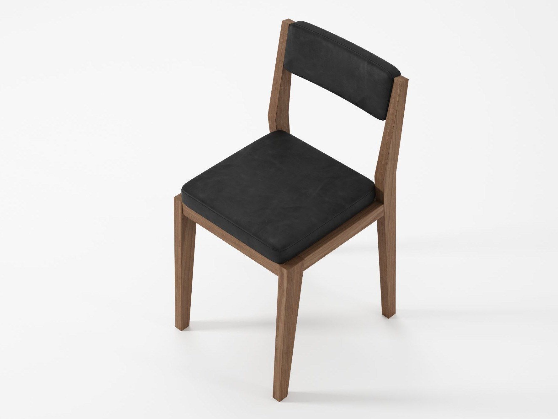 Мягкий стул для ресторана из массива дерева KARPENTER Nouveau Bistro ARCH-00008818 - Вид №1