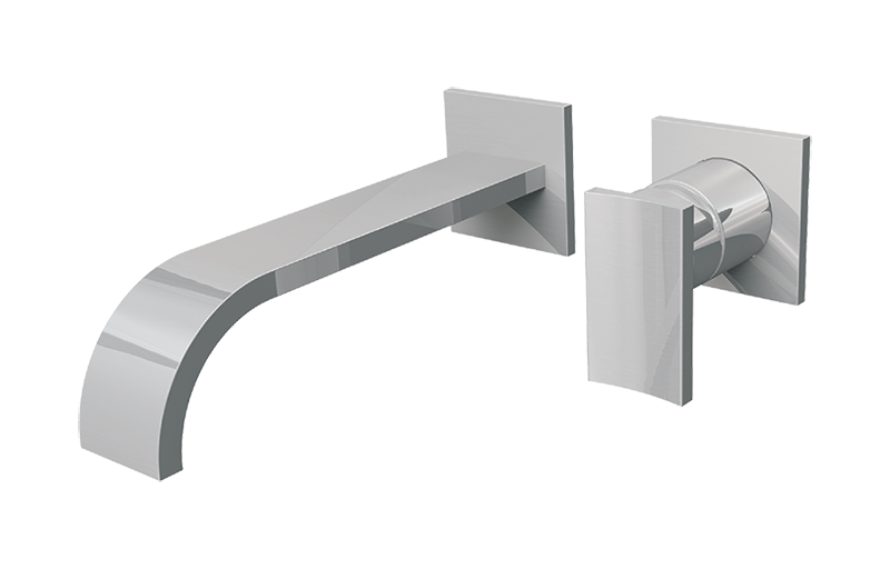E-1836-LM36W-T Смеситель для умывальника настенный из 23,5cм носикем - внешние элементы GRAFF Sade