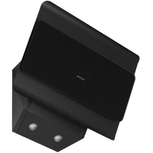 9046666 Вытяжка наклонная KRONA URAN 600 DN BLACK 4S серый/черный