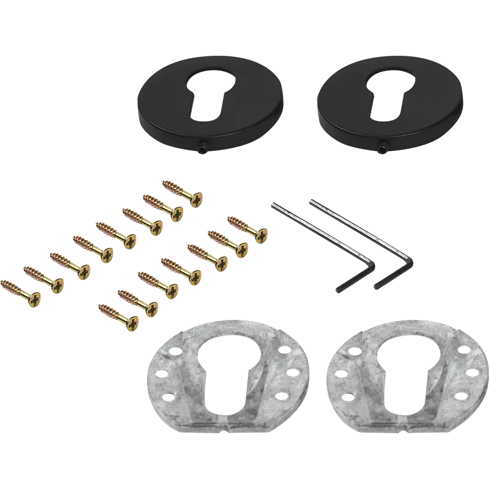 Накладка на цилиндр Puerto Slim - защита замочной скважины 45×45 мм 86523038 STLM-0069595 - Вид №1
