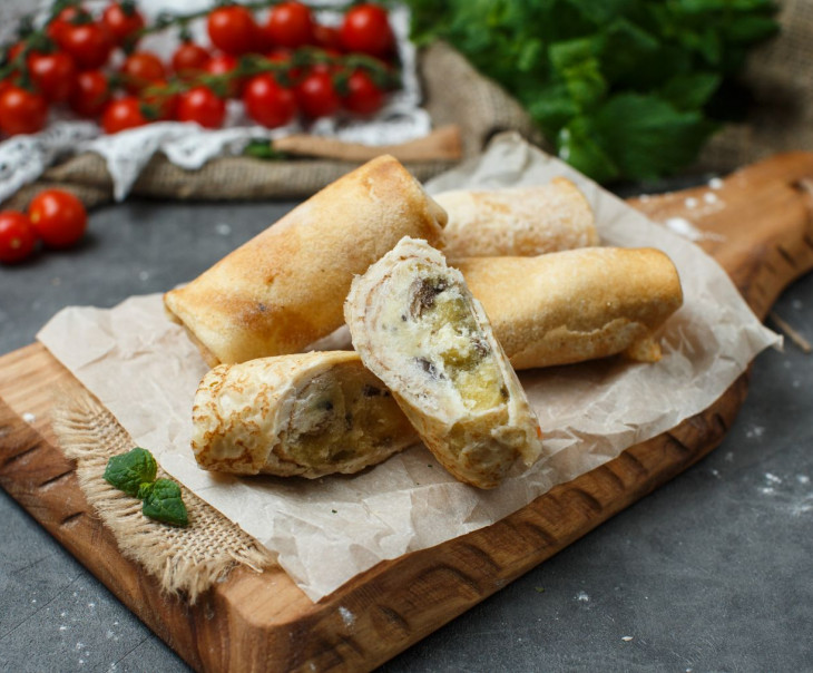 5767 Блины с картофелем и грибами Вкусляндия  - Вид №1