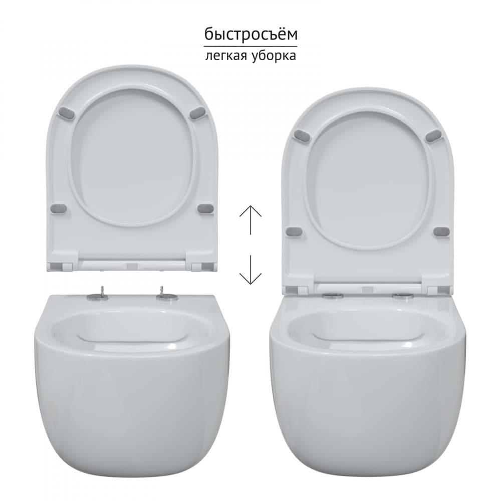 017603 Крышка сиденье для унитаза BERGES  - Вид №6