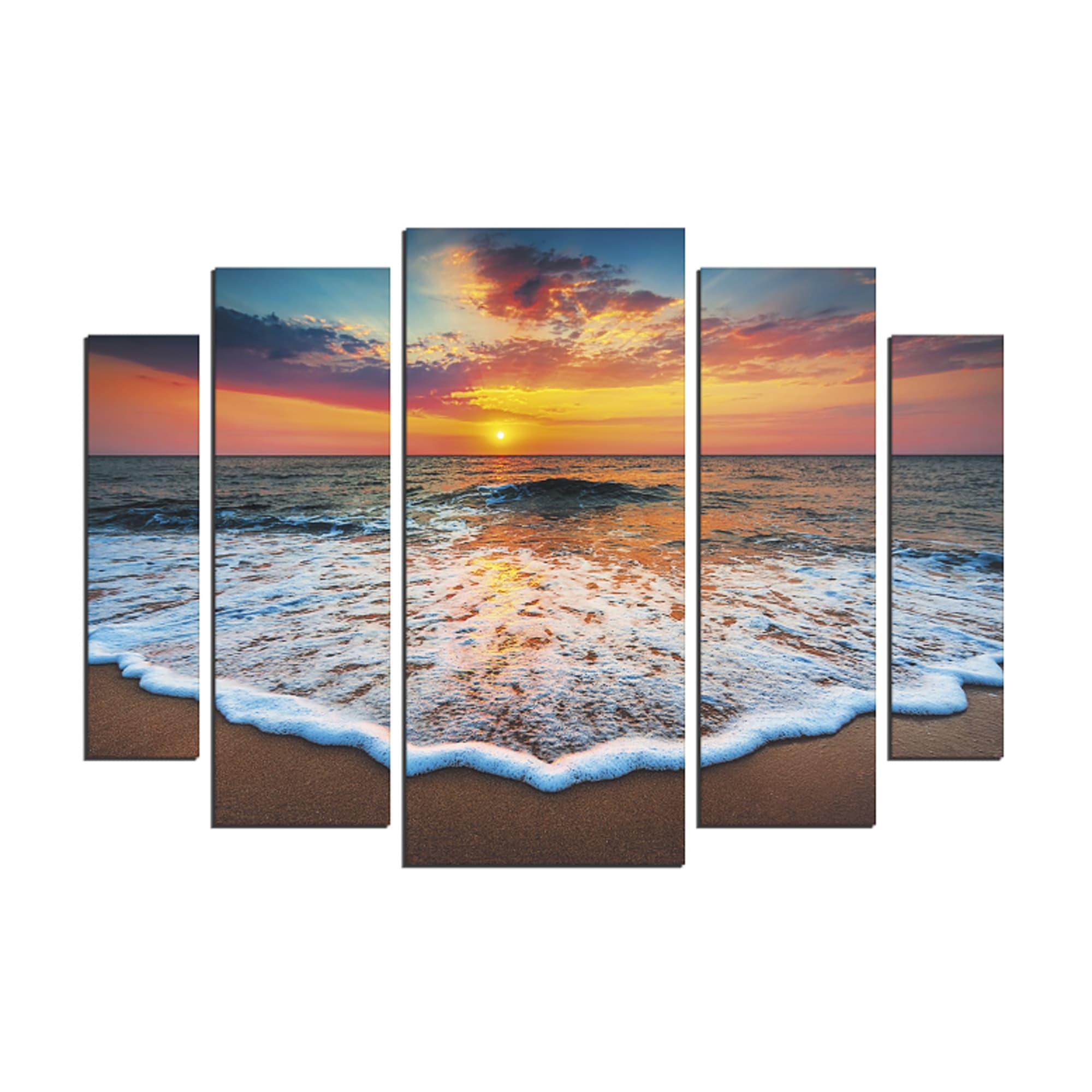 86932671 Картина на холсте модульная "Восход над морем" 80x115 см Santreyd 