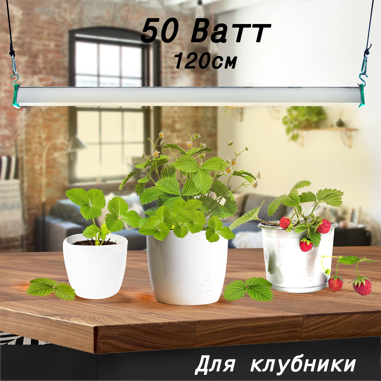 1119 Фитолампа для растений 50 Ватт. Длина 120 см LAB.Space  - Вид №2