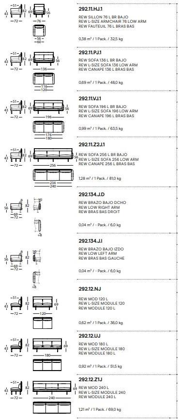 Sancal Диван из ткани Rew sun-id-1454337 - Вид №11