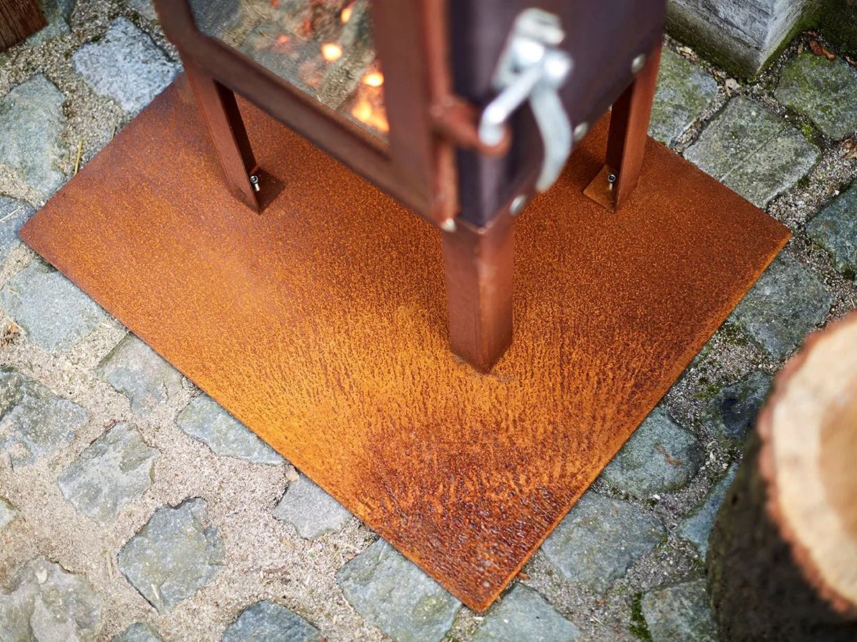 Автономный закрытый камин из стали Corten™ RB73 PIQUIA ARCH-00140839 - Вид №8