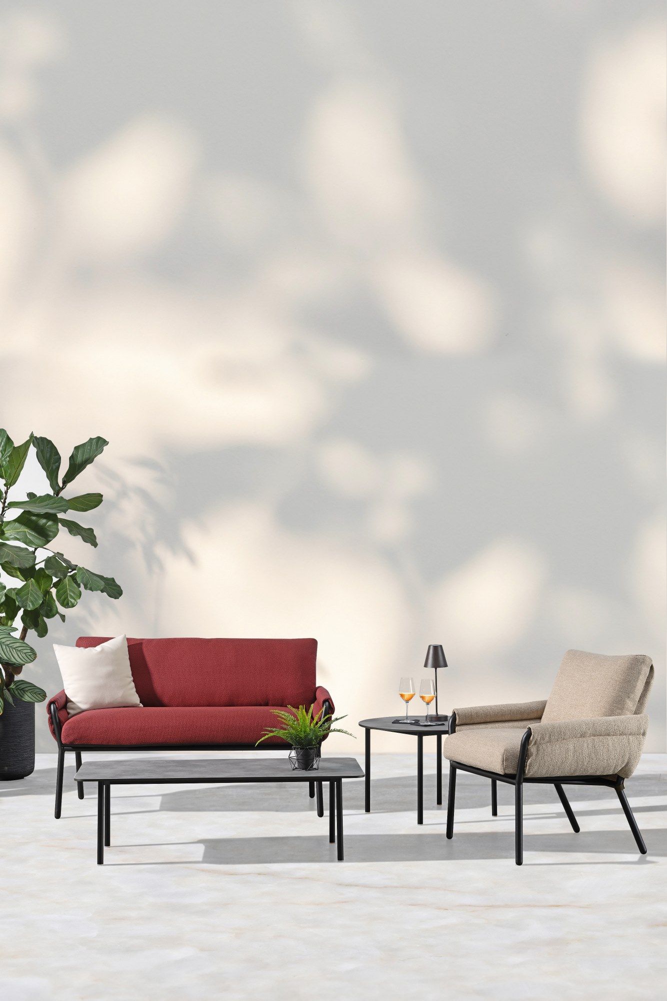 Тканевый диван с подлокотниками на 2 места GABER Coachella ARCH-00059145 - Вид №2