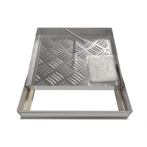 Напольный люк под плитку, съемный 200Х200 ВОЗРОЖДЕНИЕ sun-id-1025301 - Вид №3