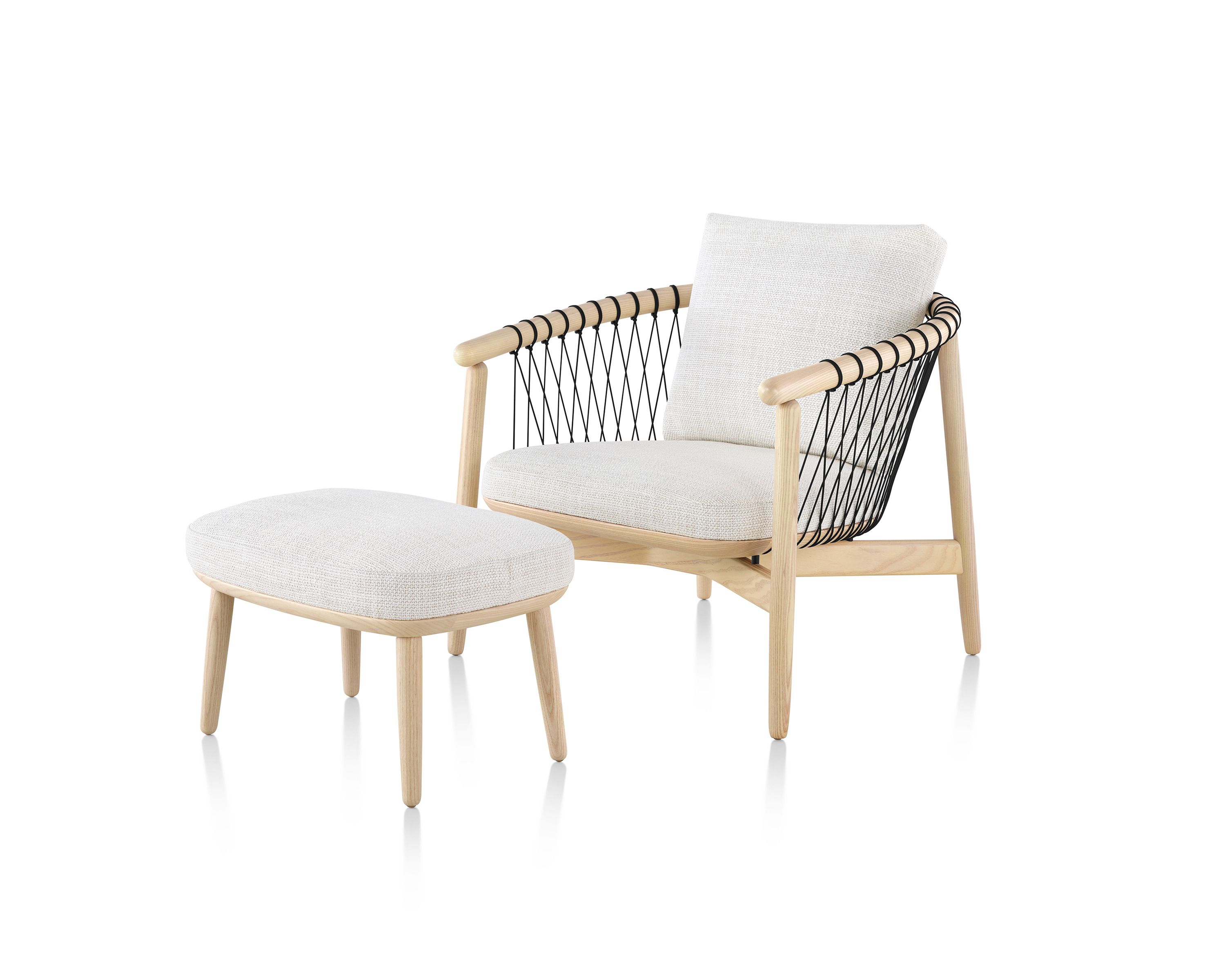 Подставка для ног из дерева и ткани Herman Miller Crosshatch ARCH-00048375 - Вид №3