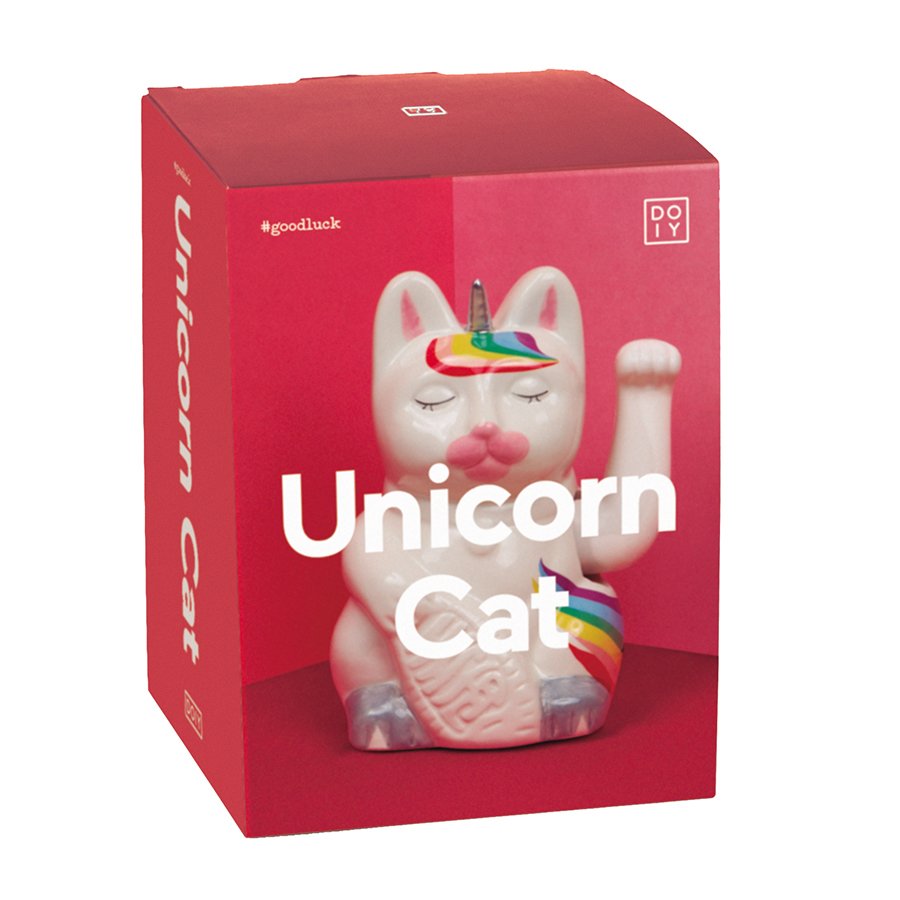 Статуэтка керамическая серая Unicorn Cat DOIY  00-3954172 Серый  - Вид №3