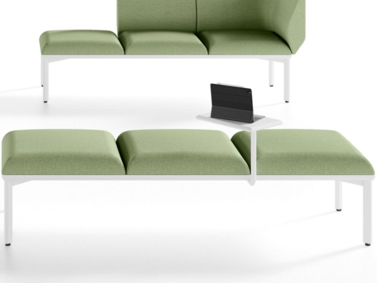 Модульная мягкая скамейка из ткани Las Mobili Divo ARCH-00096255